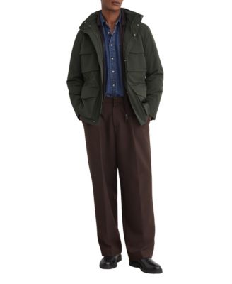 Men's Glick Hooded Four-Pocket Removable Gilet Jacket