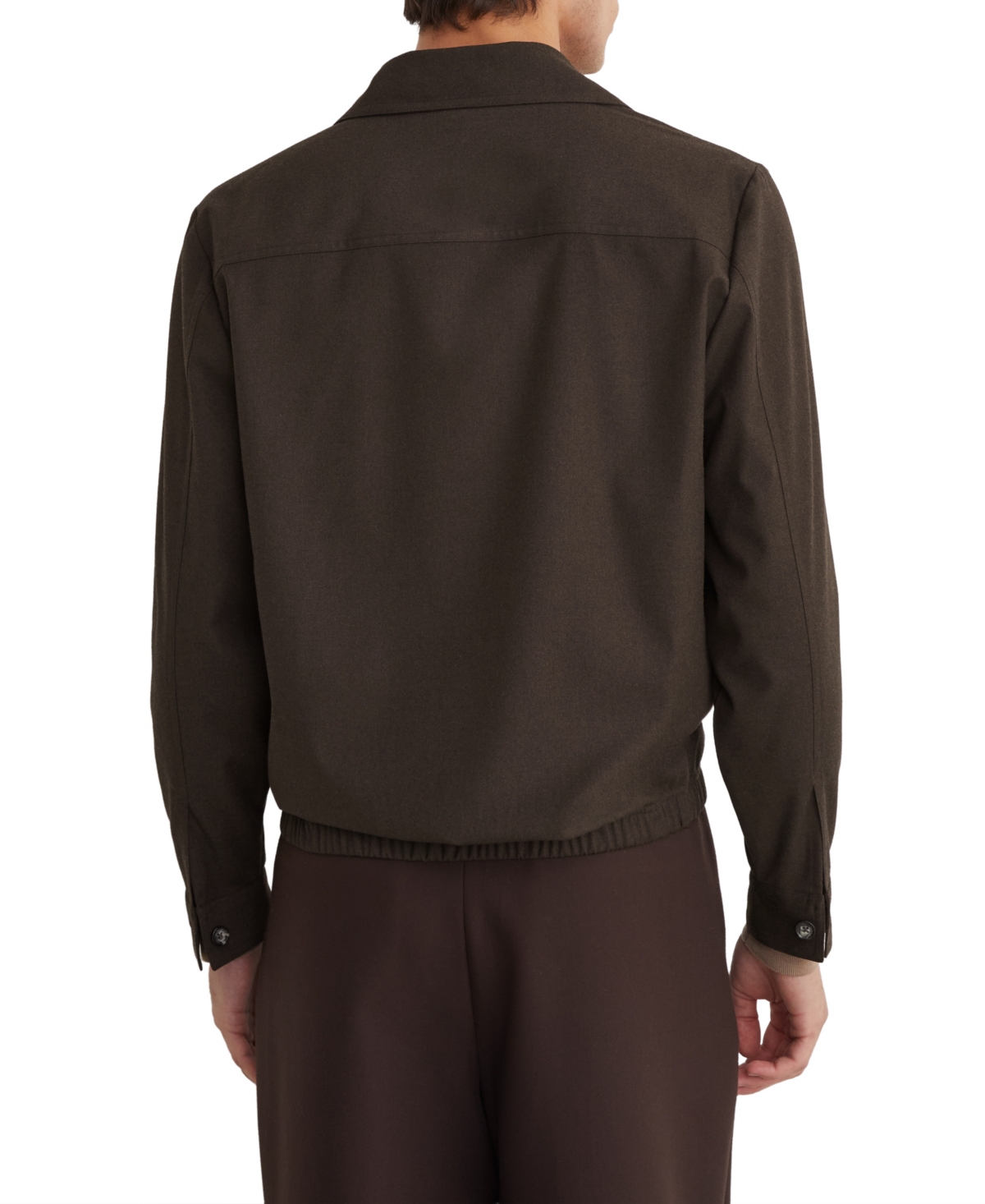 Reiss Men's Penge Brushed Wool-Blend Overshirt