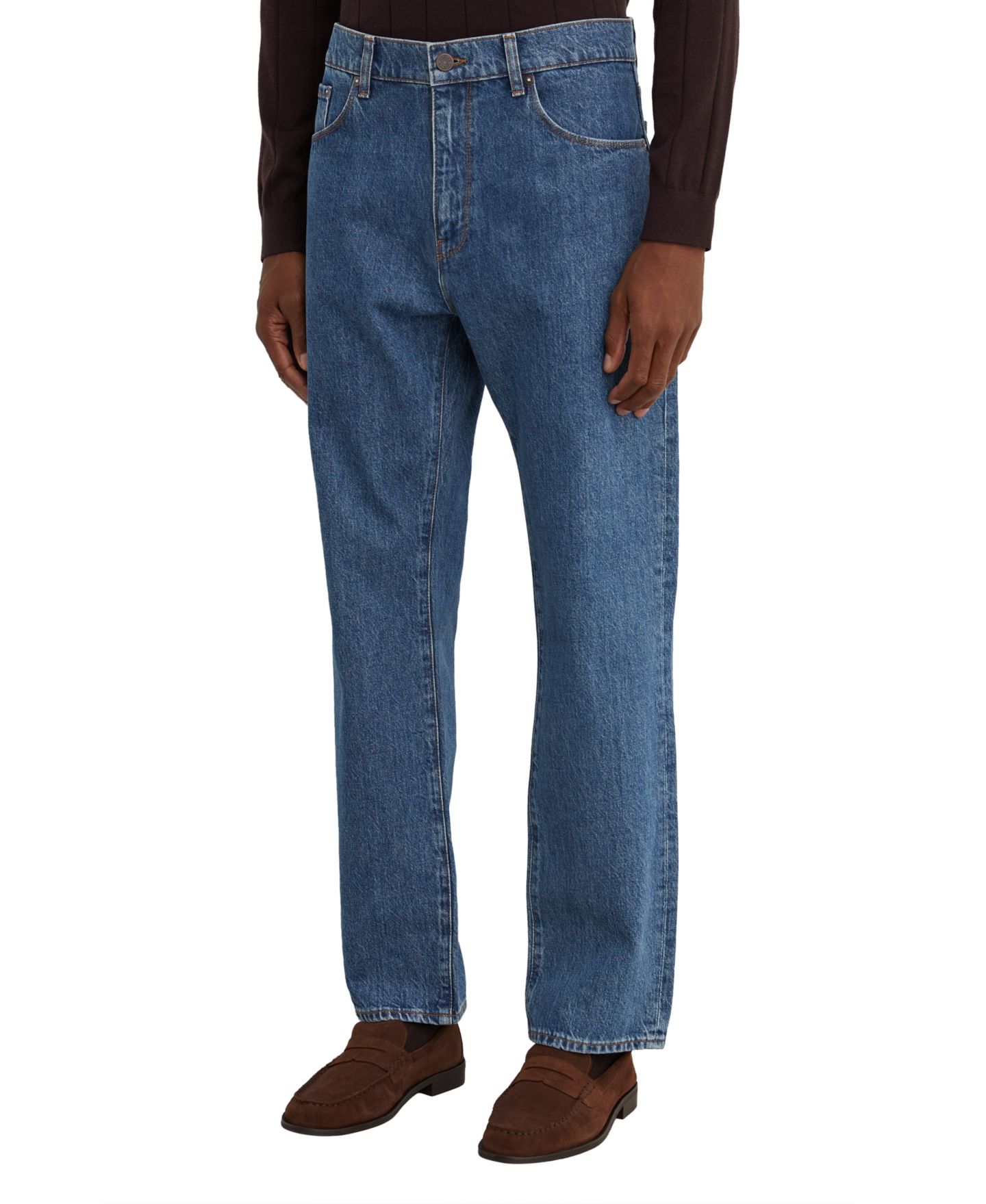 Мужские джинсы REISS Jimmy 100% Cotton Relaxed Straight-Leg — фото 2