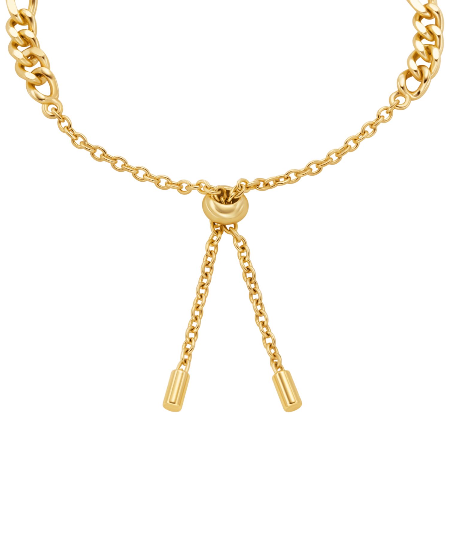 MICHAEL Logo Figaro Chain Bracelet