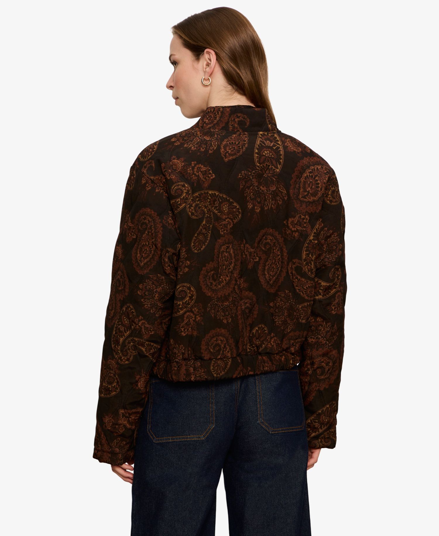 Women's Empress Quilted-Paisley Bomber