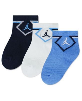 Todldler Boys' 0M-4T Diamond Ankle Socks, 3-Pack Set