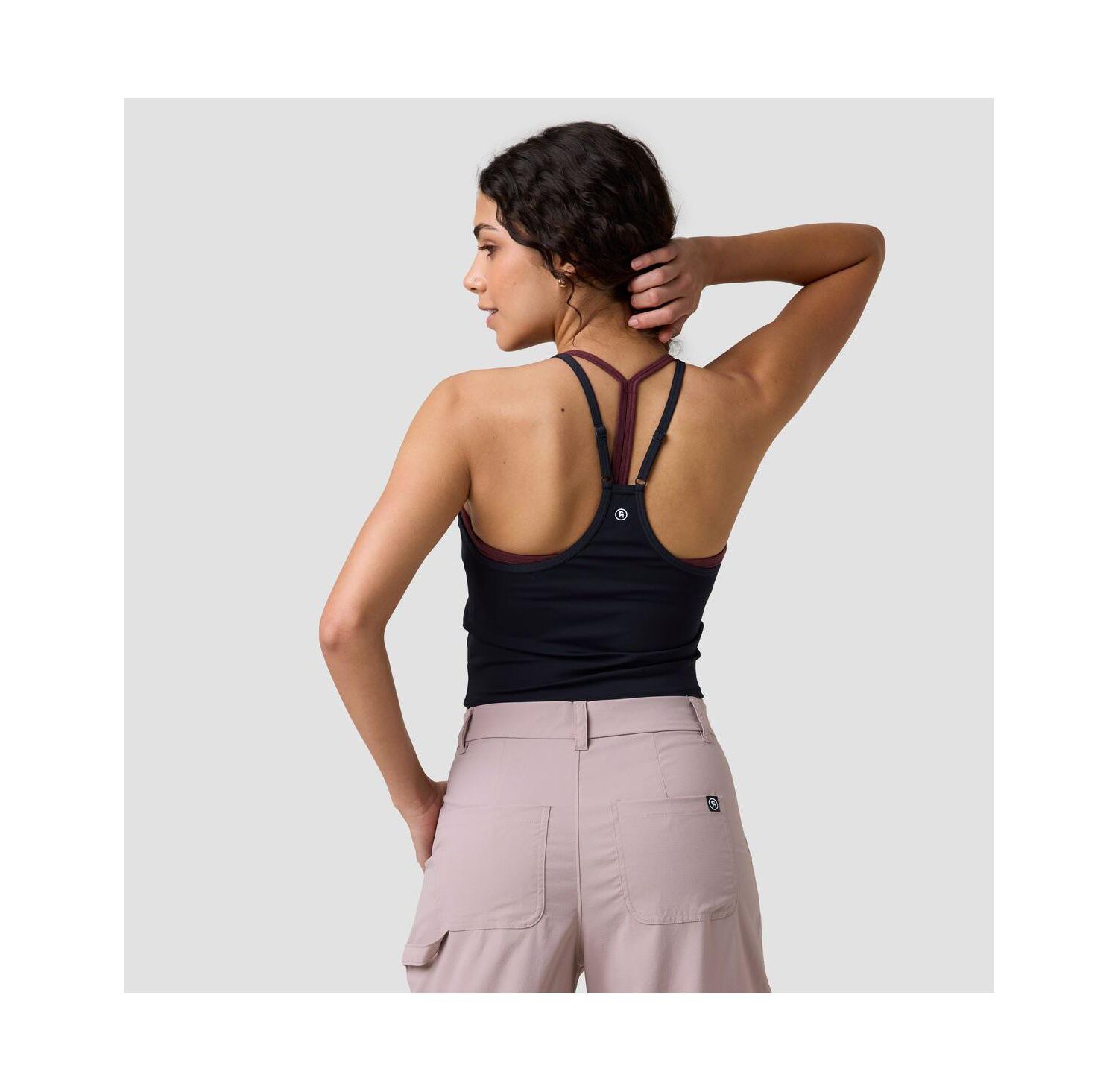 Women's Destination Racerback Form-Fitting Cropped Tank Top