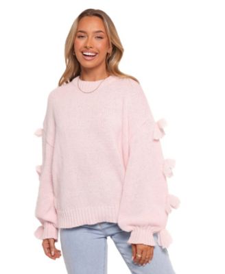 Women's Lover Tie-Sleeve Crewneck Sweater