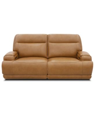 Atlas 2-Piece Dual Power Motion Leather Sofa