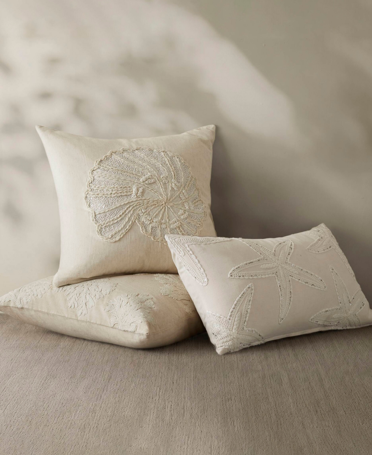 Harbor House Camila Coral Cotton Jacquard Decorative Pillow Cover, 20" x 20"
