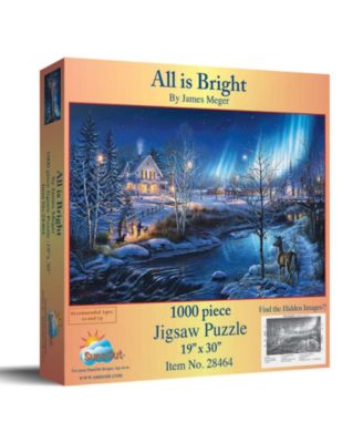 All Is Bright 1000-Piece Jigsaw Puzzle, Ages 15+