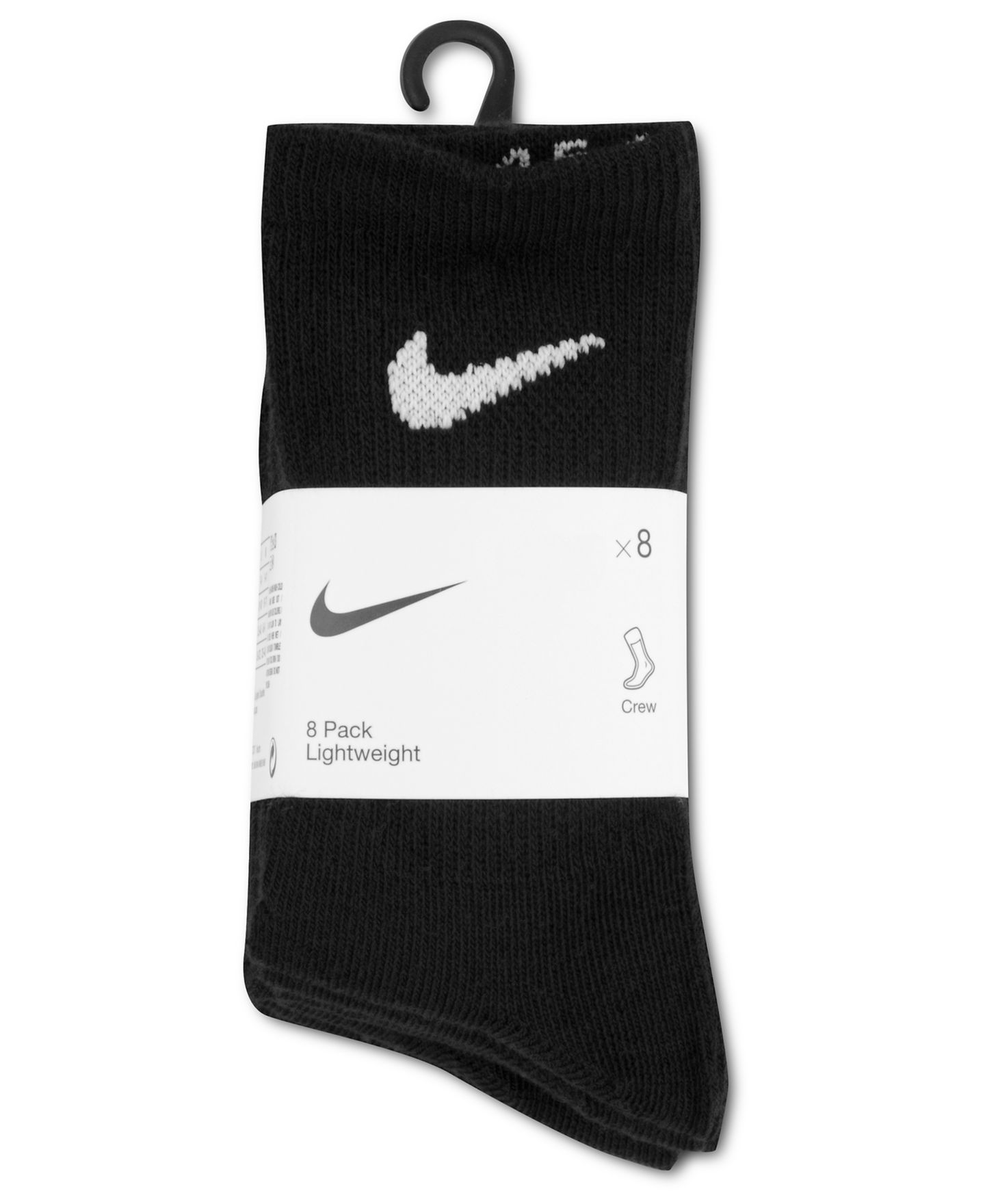 Носки для детей, 8 шт. — Nike, цвет: Чёрный — фото 3