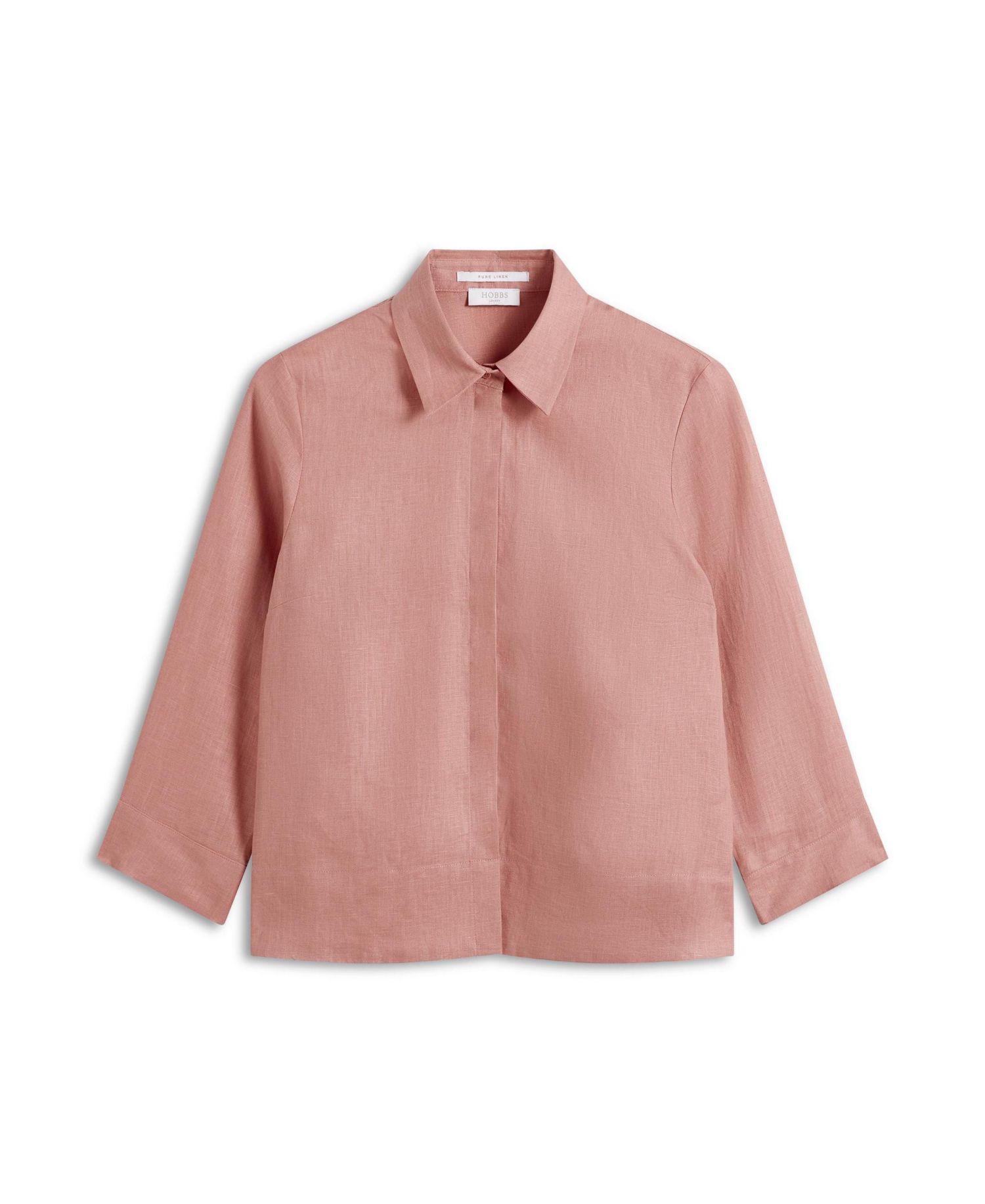 Women's Nita Three-Quarter Sleeve Linen Shirt