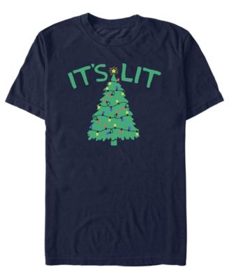 Men's Lit Graphic Crew-Neck T-Shirt