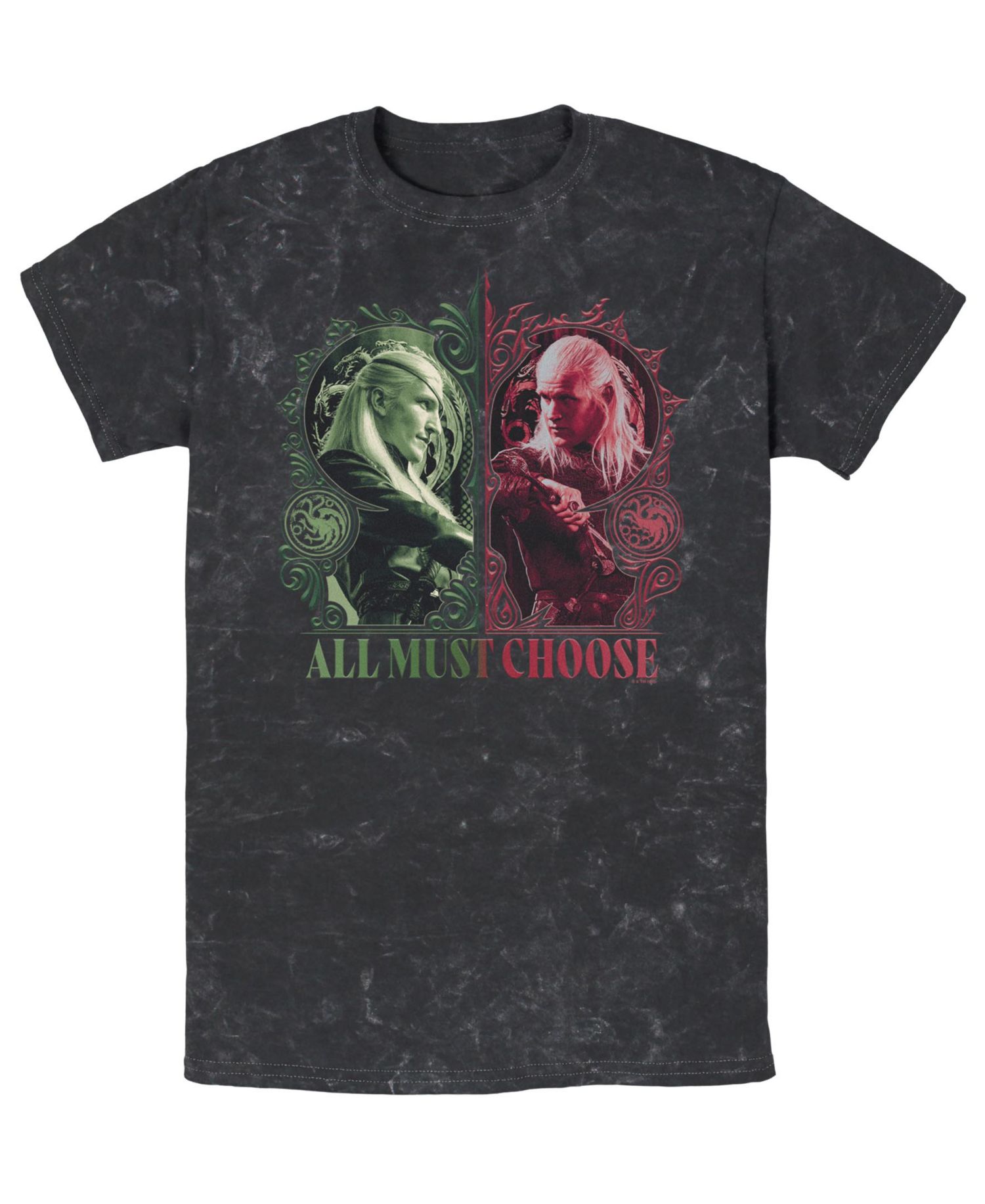 Men's House of the Dragon Daemon Aemond Mineral Wash T-Shirt