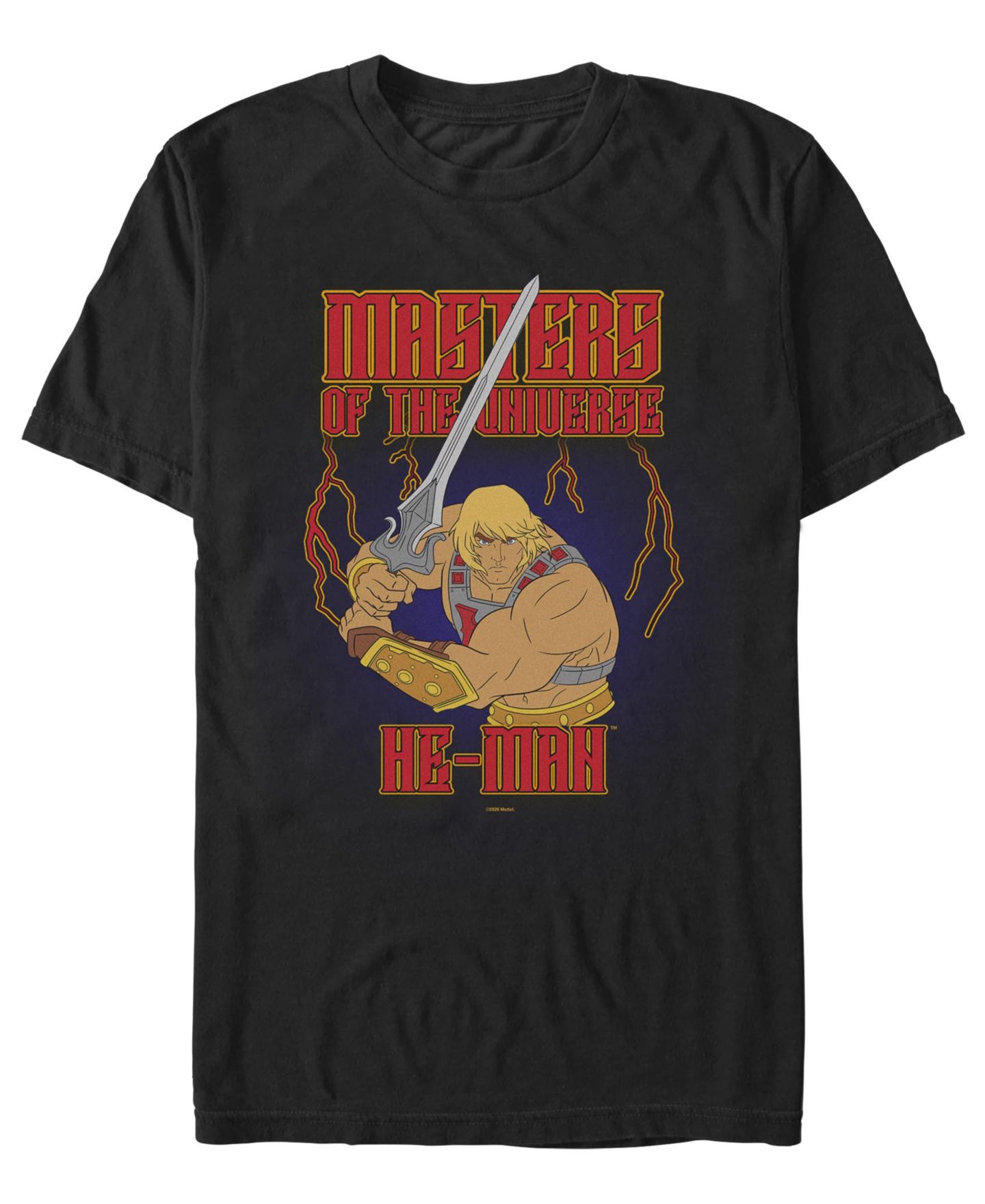 Мужская футболка Fifth Sun He-Man and the Masters of the Universe Graphic Regular-Fit, цвет: Чёрный — фото 1
