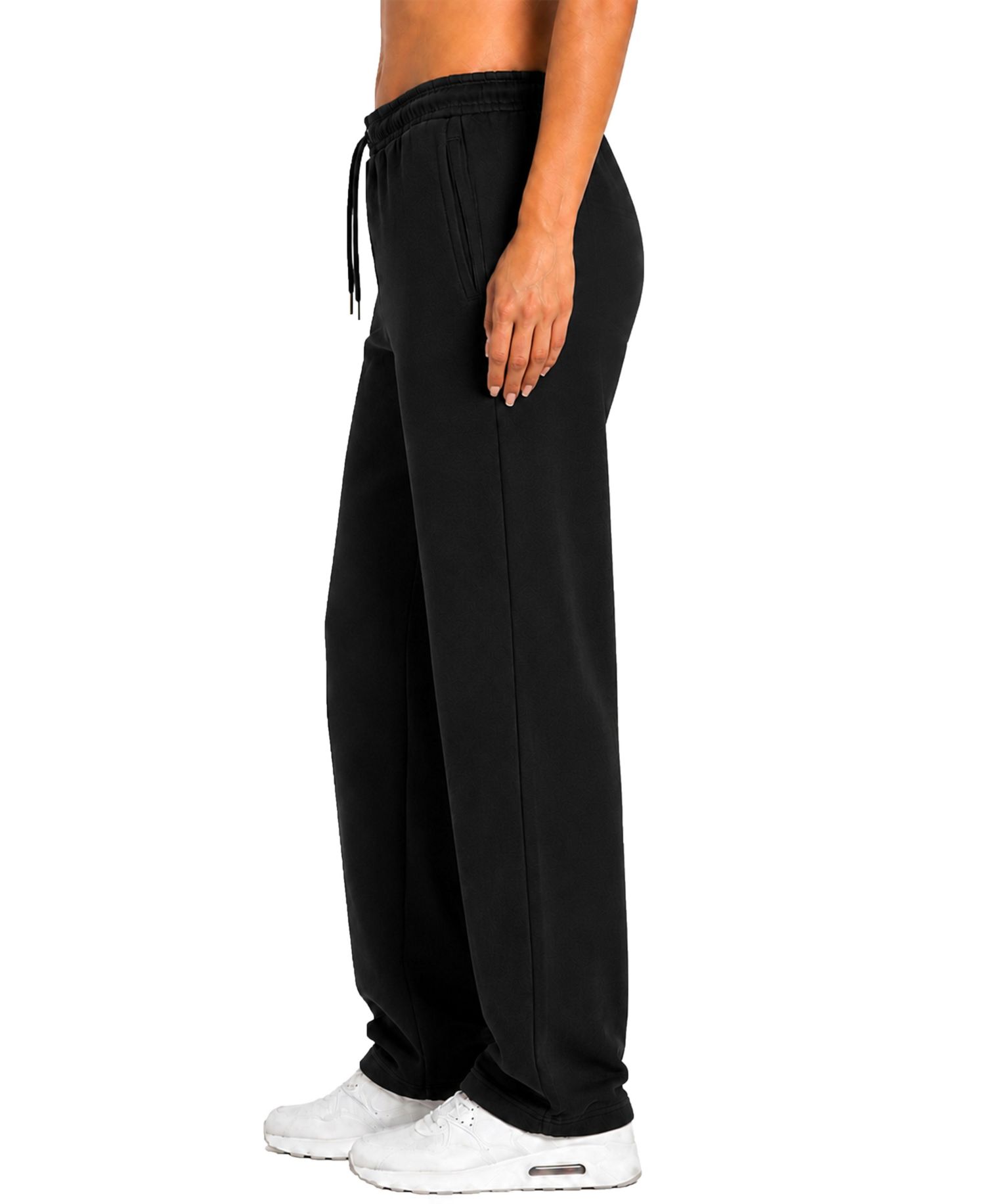 Women's Loose-Fit Wide-Leg Open-Bottom Sweatpants