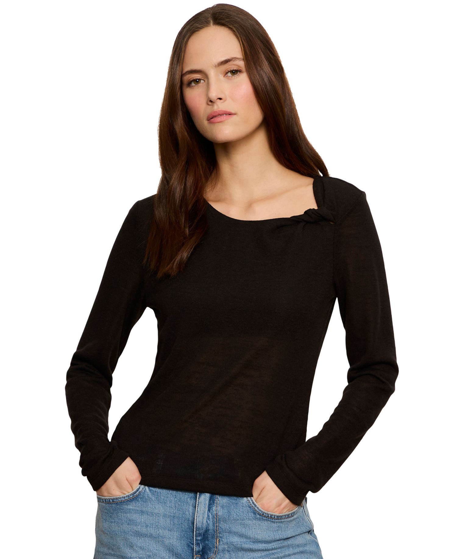 Women's Suki Long-Sleeve Twist T-Shirt