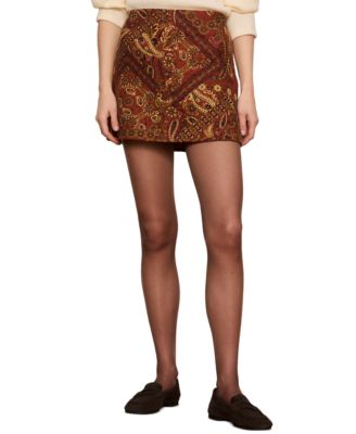 Women's Heirloom A-Line Mini Tapestry Jacquard Skirt