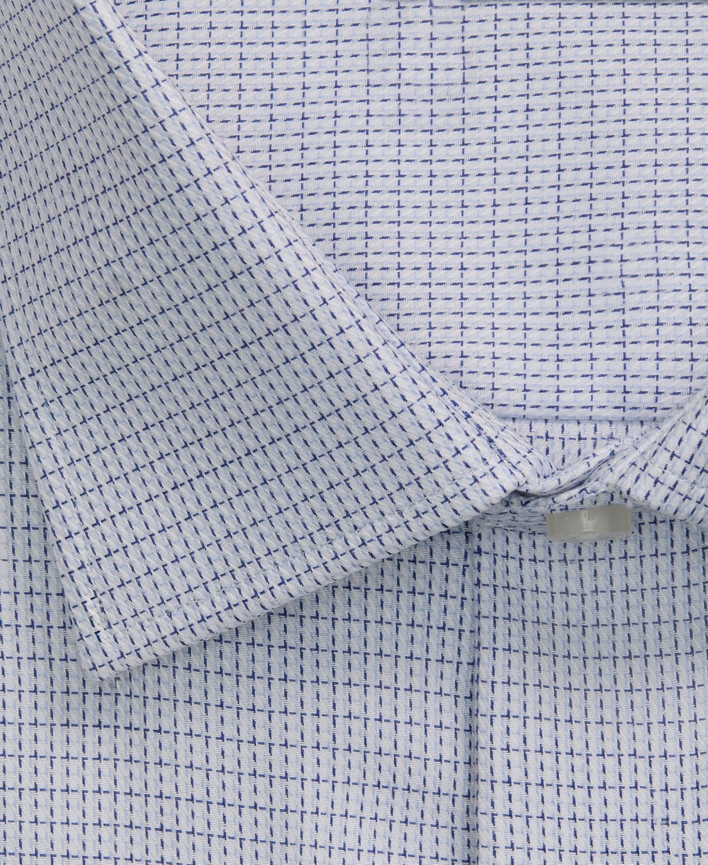 Мужская рубашка Calvin Klein Refined Cotton Stretch, цвет: Синий — фото 4