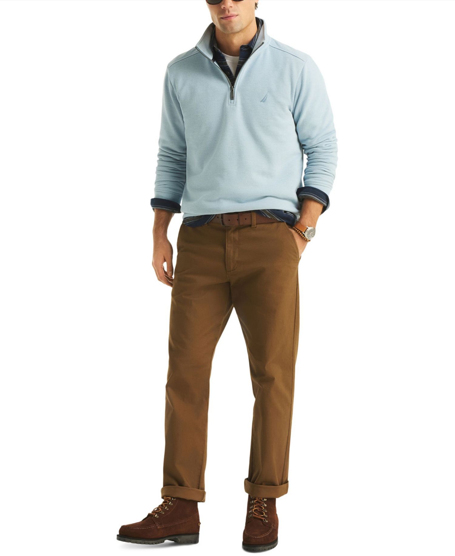 Men's Quarter-Zip Fleece Sweatshirt