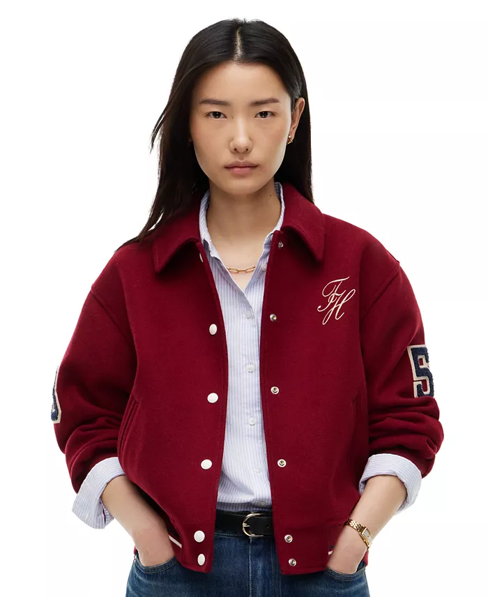 Women's Varsity Bomber Lightweight Jacket