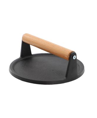 7.5 Inch Round Heavy Duty Cast Iron Grill Press