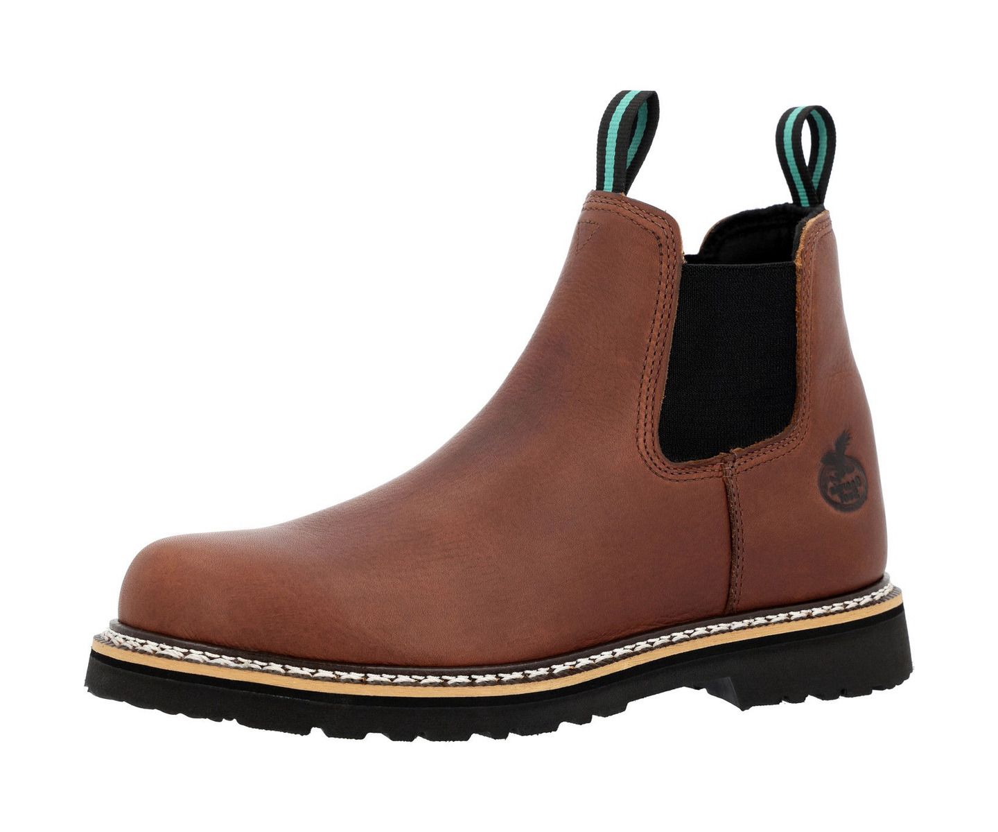 Мужские ботинки GEORGIA BOOT Burnt Romeo Work Boot, цвет: Золотой — фото 8