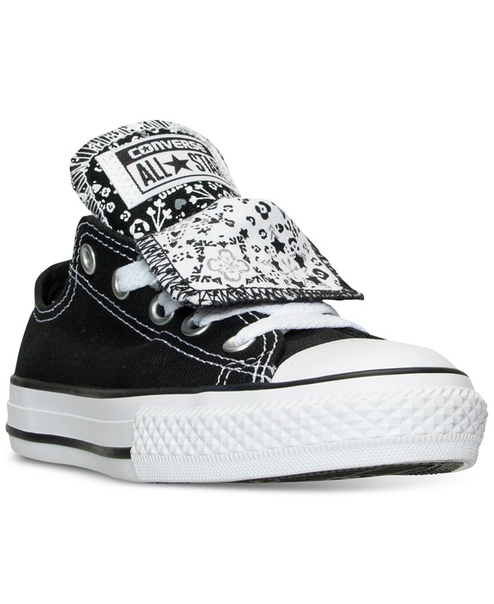 Converse Big Girls' Taylor All Star Tongue Casual Sneakers Finish Line - Macy's