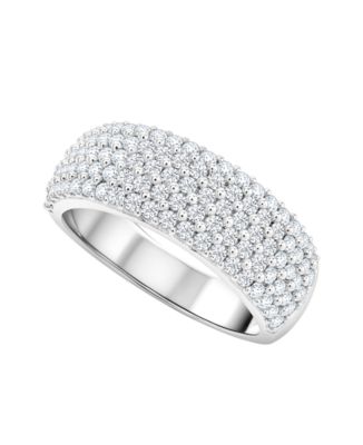Diamond Multi Row Ring (1 ct. t.w.) in 14k White Gold