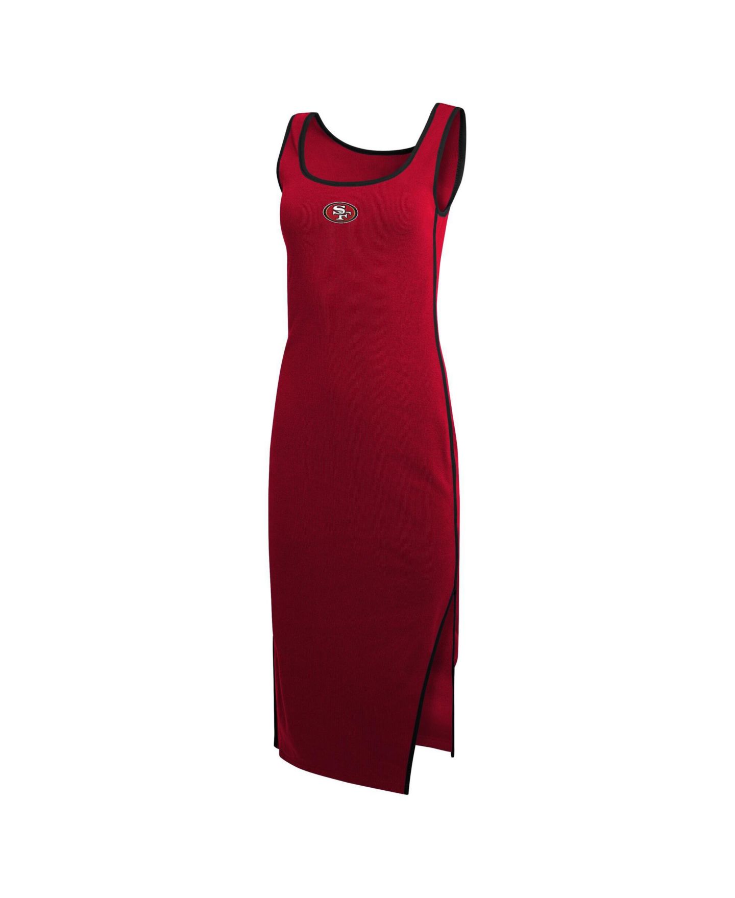 Женское платье WEAR by Erin Andrews Scarlet San Francisco 49ers Ribbed Tank Dress — фото 3