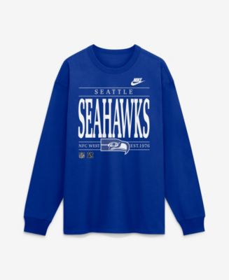 Nike Men's Seattle Seahawks Red Zone Max90 Long-Sleeve Relaxed-Fit