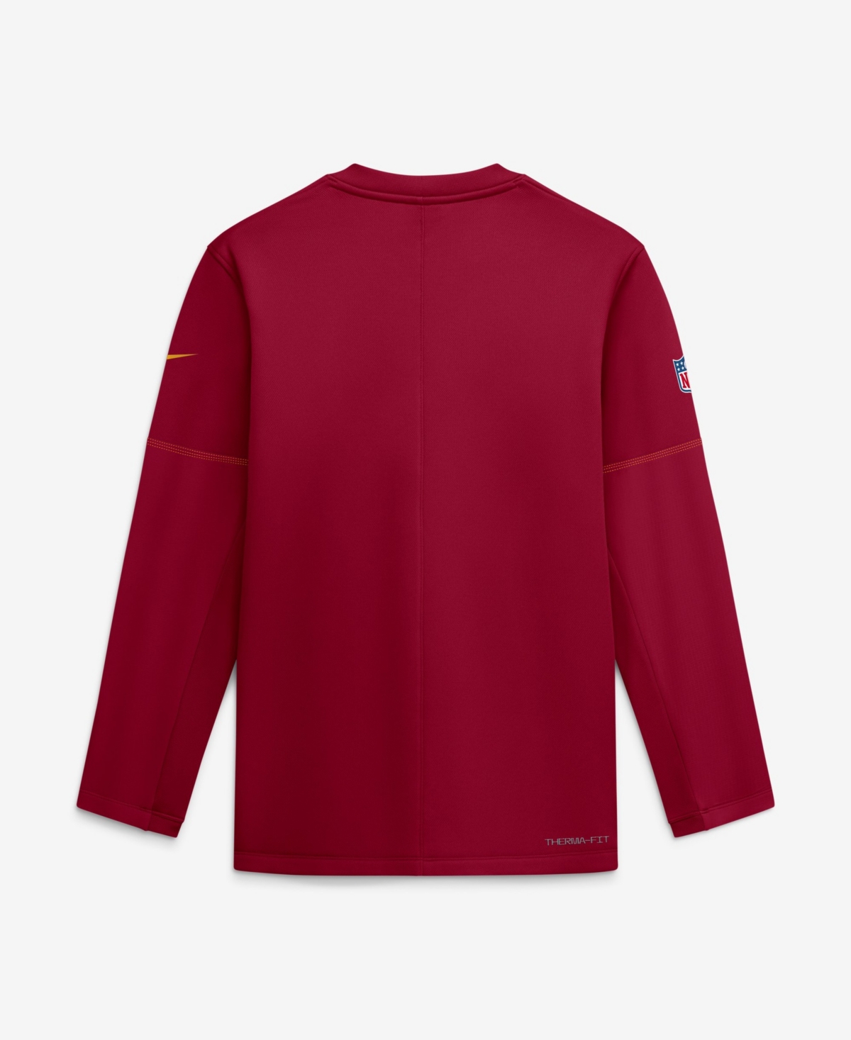 Nike Men's Washington Commanders Sideline Coaches Midweight Crewneck Sweatshirt
