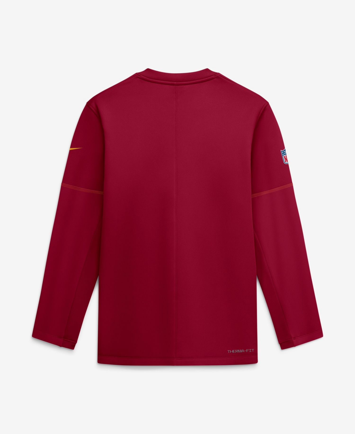 Men's Washington Commanders Sideline Coaches Midweight Crewneck Sweatshirt