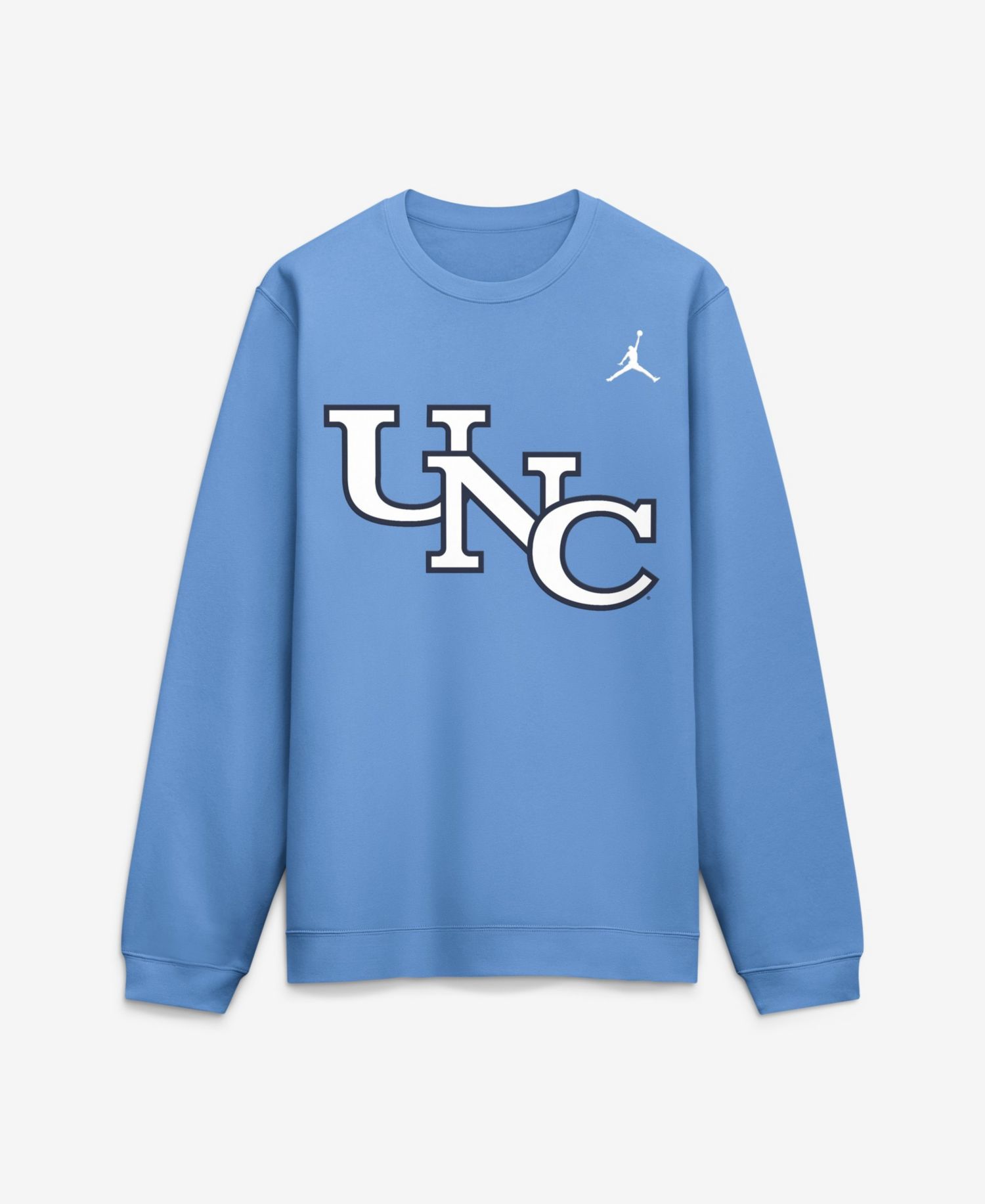 Men's North Carolina Tar Heels Sideline Club Crewneck Sweatshirt