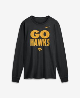Men's Iowa Hawkeyes Iowa Sideline Slogan Dri-FIT Long-Sleeve T-Shirt