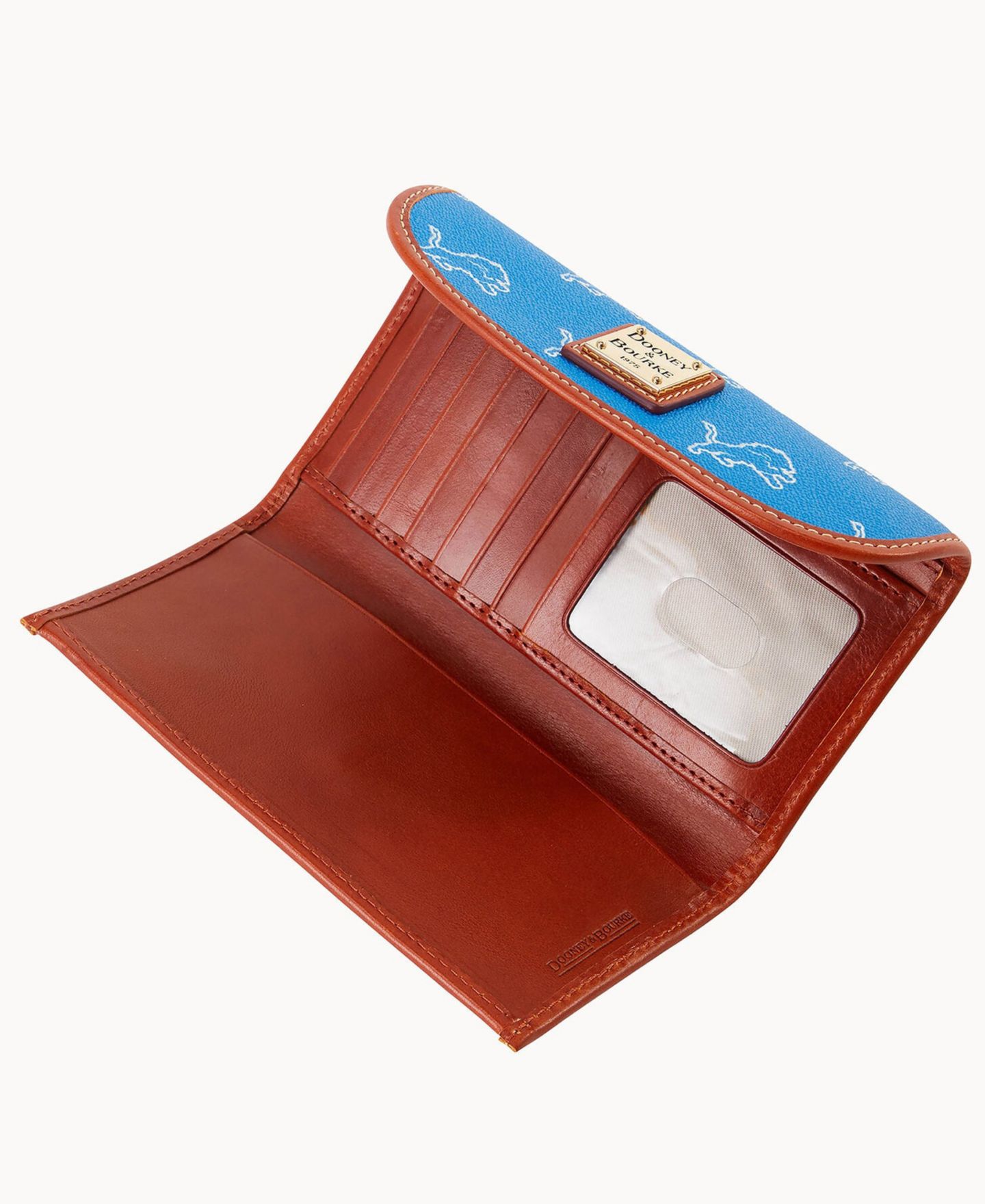 Женский клатч Dooney & Bourke Detroit Lions Team Color Continental Clutch — фото 3