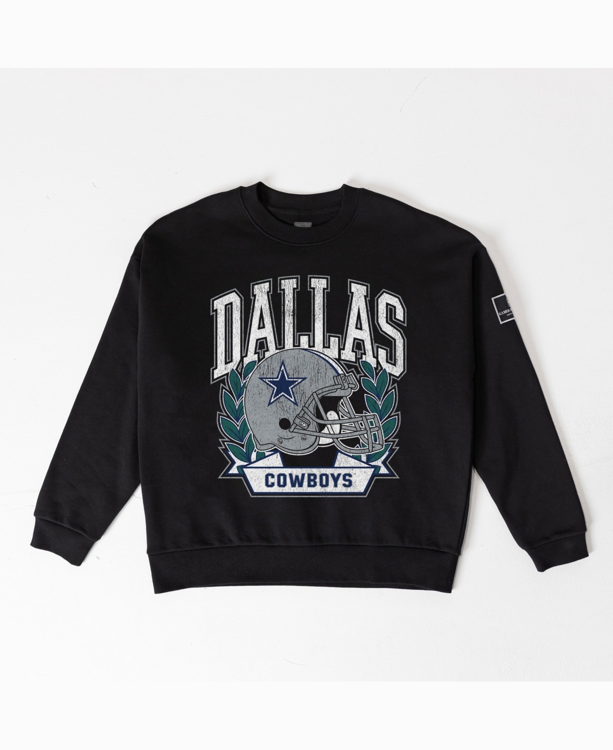 Gameday Couture Women's Dallas Cowboys Victory Lane Oversized Crewneck Fleece Sweatshirt