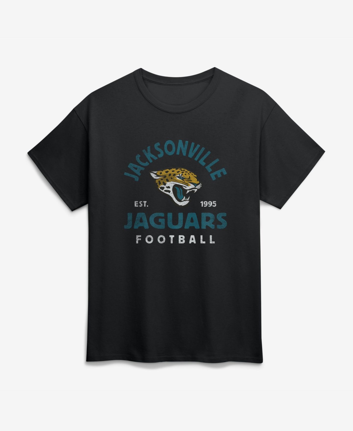 Мужская футболка Logo Athletic Jacksonville Jaguars Vintage Arch Distressed — фото 1