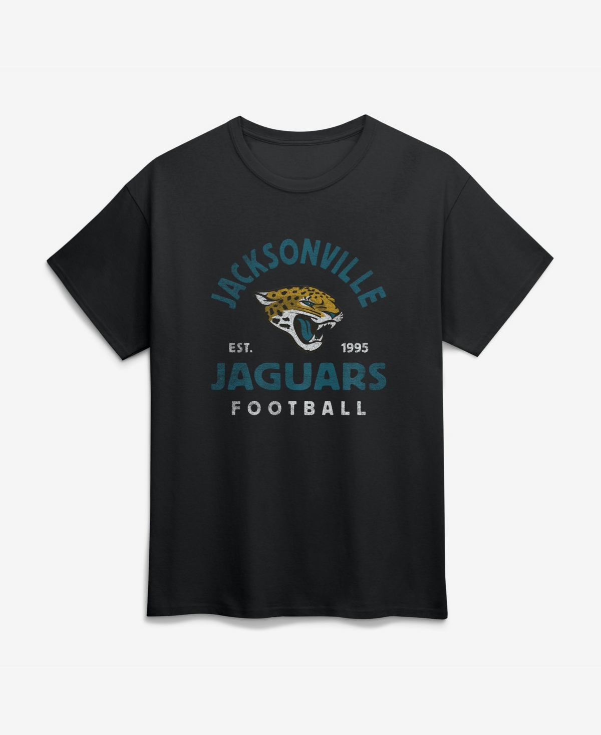 Logo Athletic Men's Jacksonville Jaguars Vintage Arch Retro T-Shirt - Black