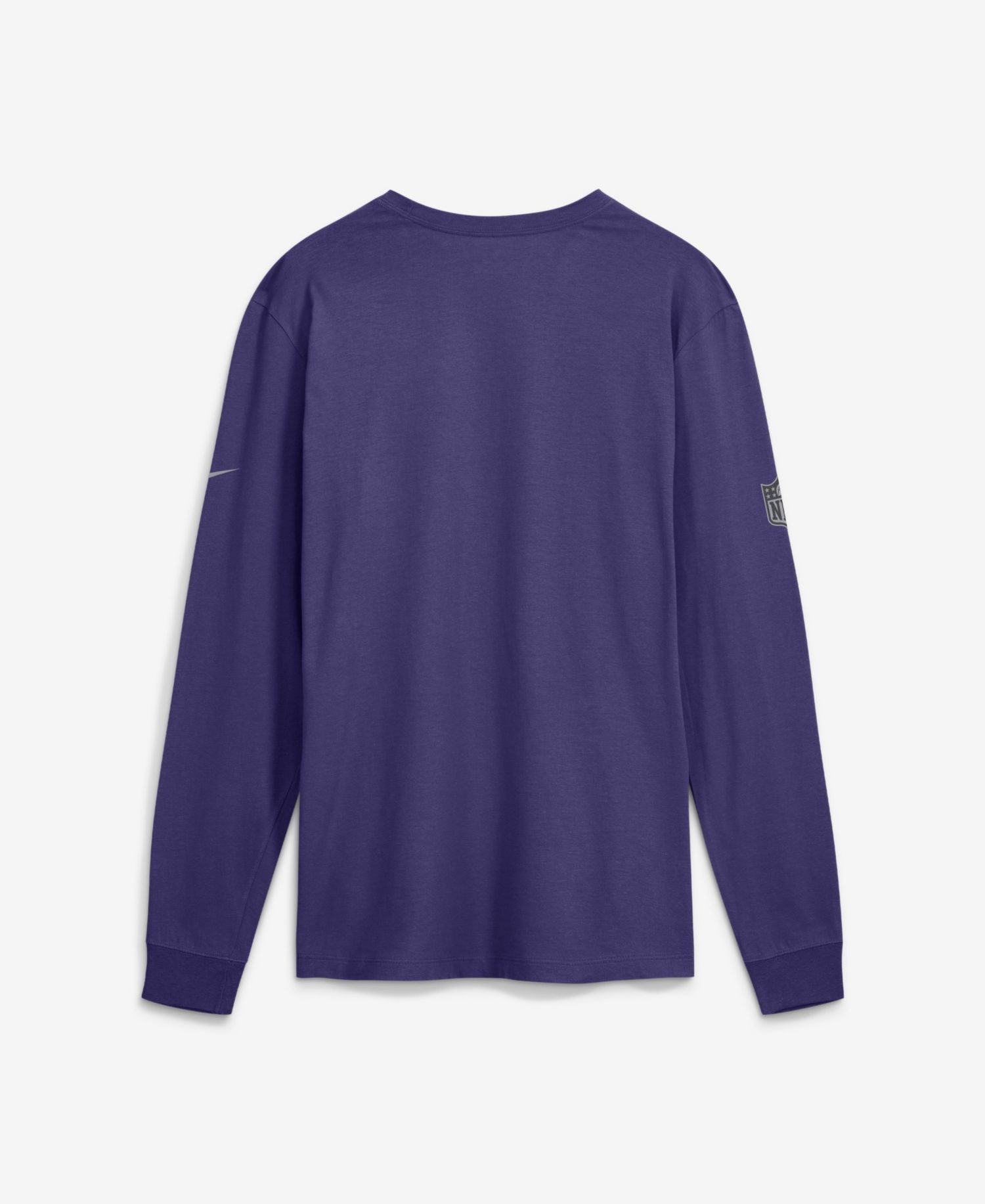 Men's Baltimore Ravens Sideline Bold Arch Star Long Sleeve T-Shirt