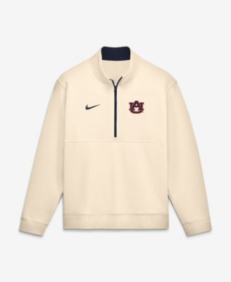 Men's Auburn Tigers Primetime Club Mock Neck Fleece Half-Zip Pullover