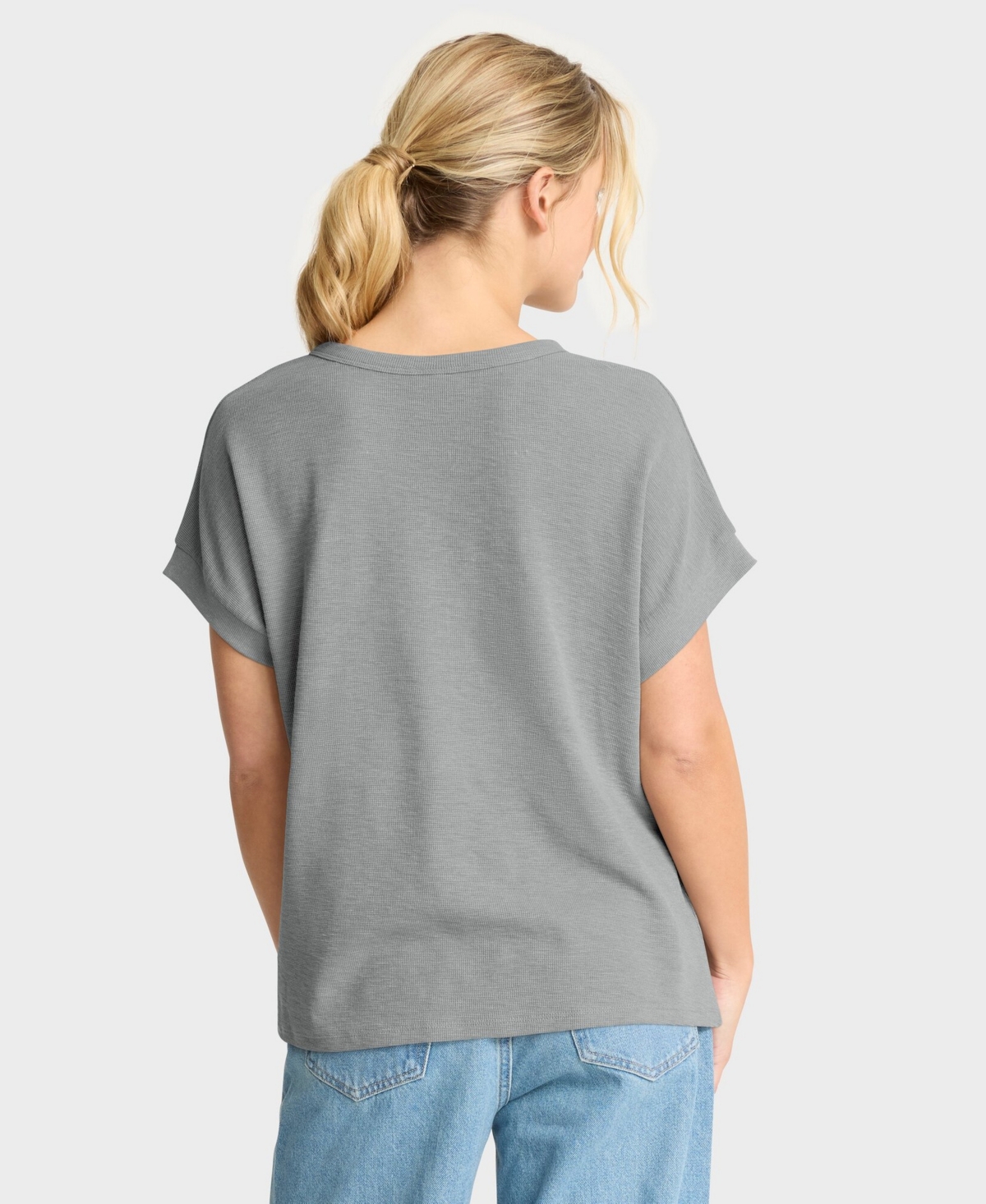 Fanatics Women's New Orleans Saints Oversized French-Slub Henley Shirt