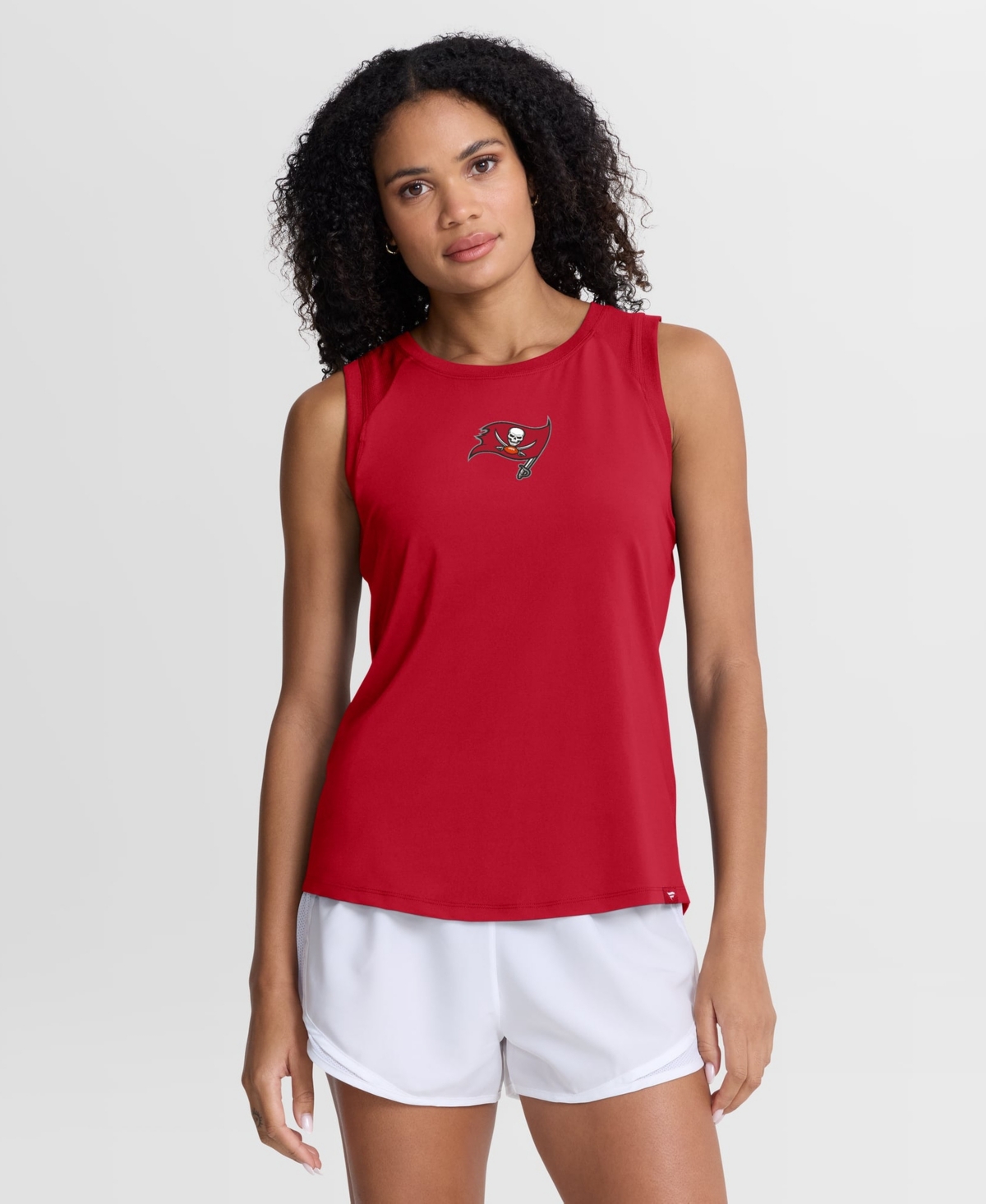 Fanatics Women's Tampa Bay Buccaneers Scoop-Neck Mesh-Back Tank Top