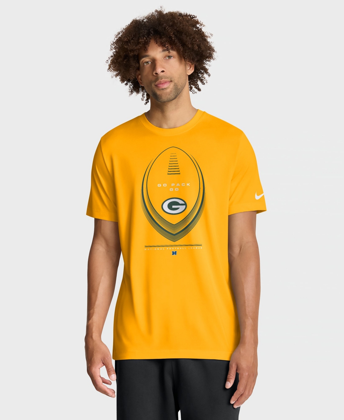 Nike Men's Green Bay Packers Legend Icon Crew Neck Graphic T-Shirt