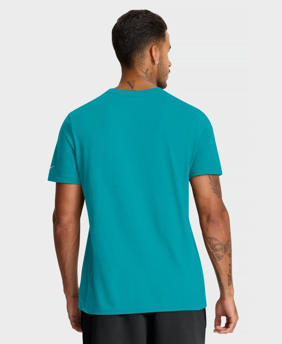 Nike Men's Miami Dolphins Essential Logo Short-Sleeve Crewneck T-Shirt