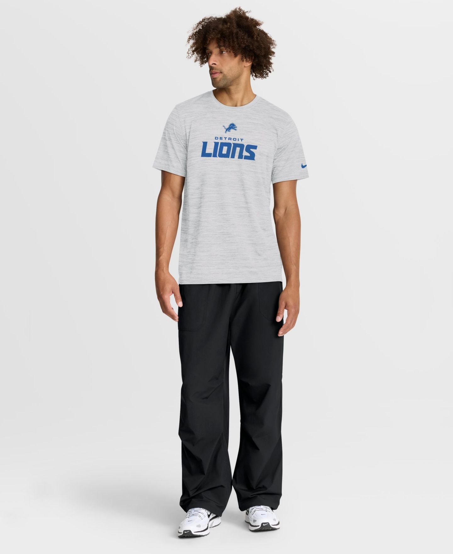 Мужская футболка Nike Detroit Lions Velocity Dri-FIT Crewneck Short-Sleeve — фото 5