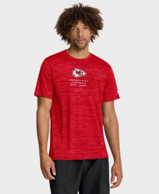 Men's Kansas City Chiefs Velocity Screen Print Cross-Dyed T-Shirt
