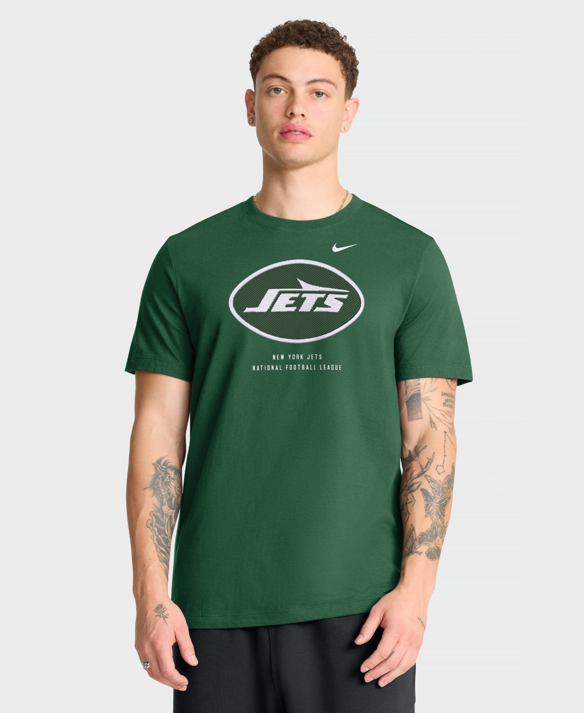 Nike Men's New York Jets Essential Crewneck Short-Sleeve T-Shirt