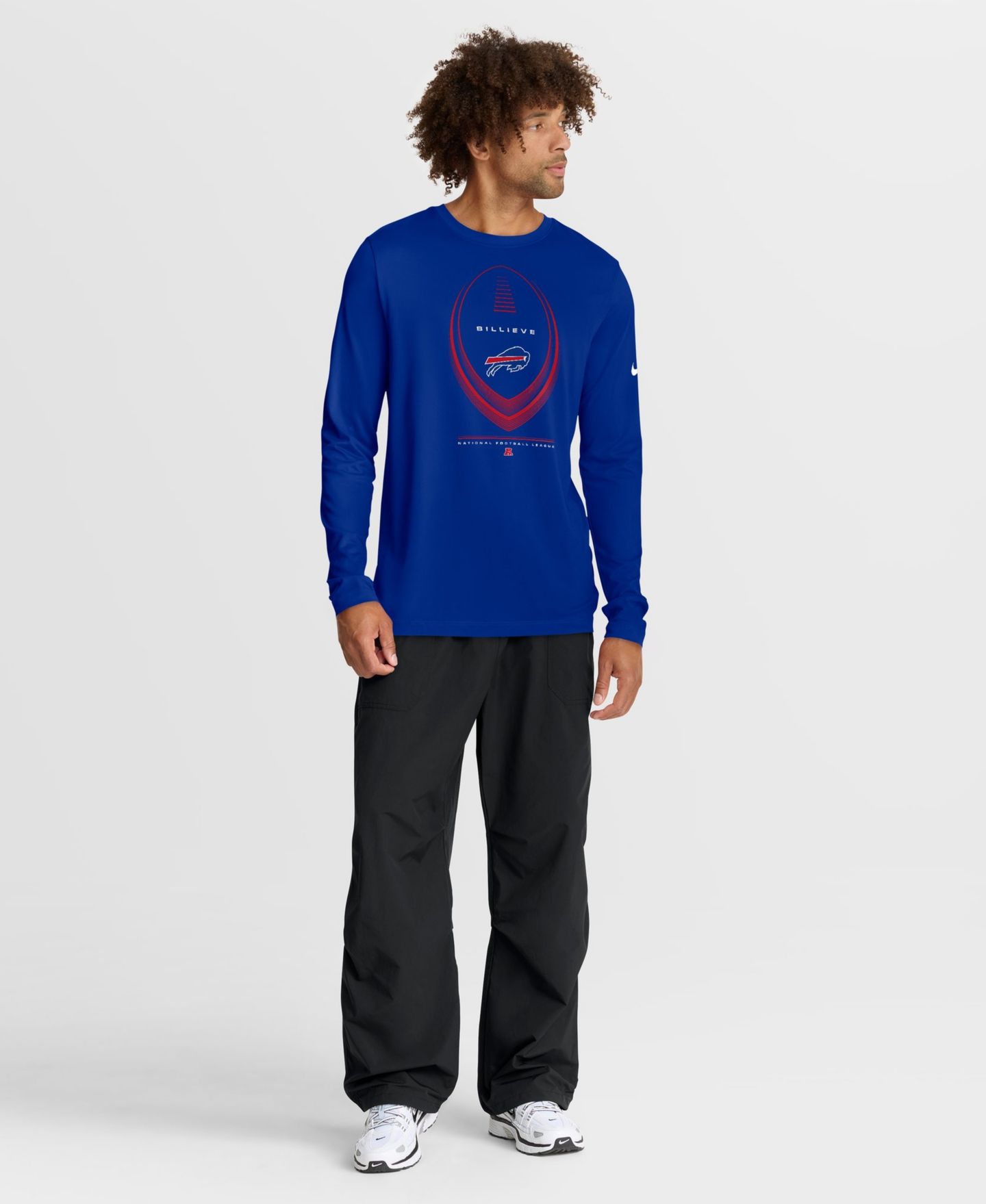 Мужская футболка Nike Buffalo Bills Legend Icon Dri-FIT Long Sleeve — фото 5