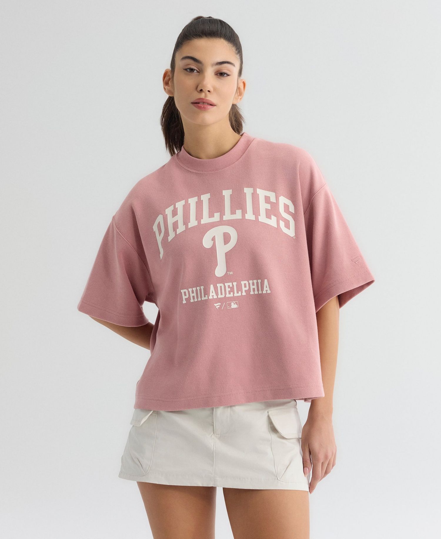 Women's Philadelphia Phillies Iconic Boxy Cropped T-Shirt
