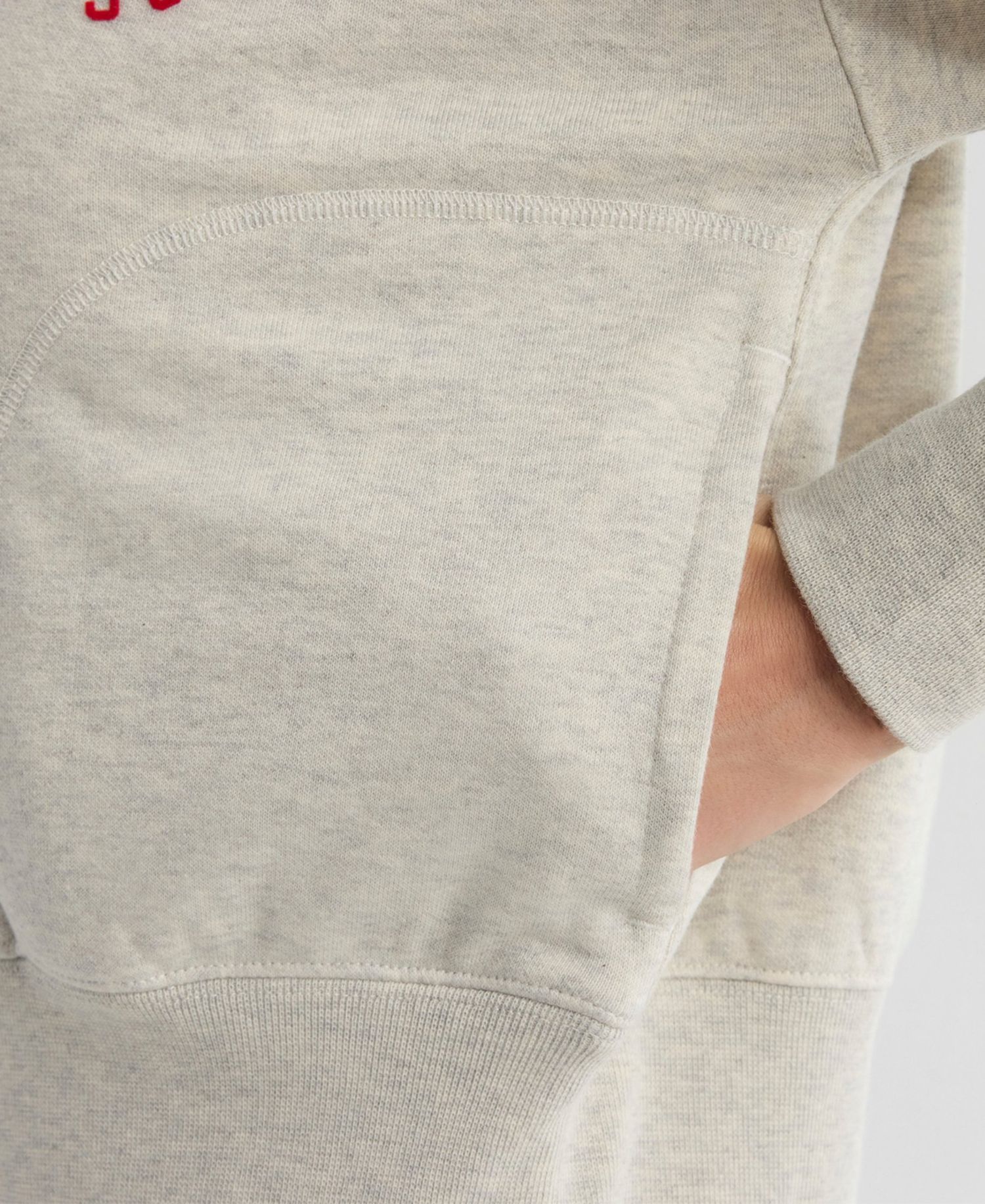 Women's Boston Red Sox Iconic Cropped Quarter-Zip Sweatshirt