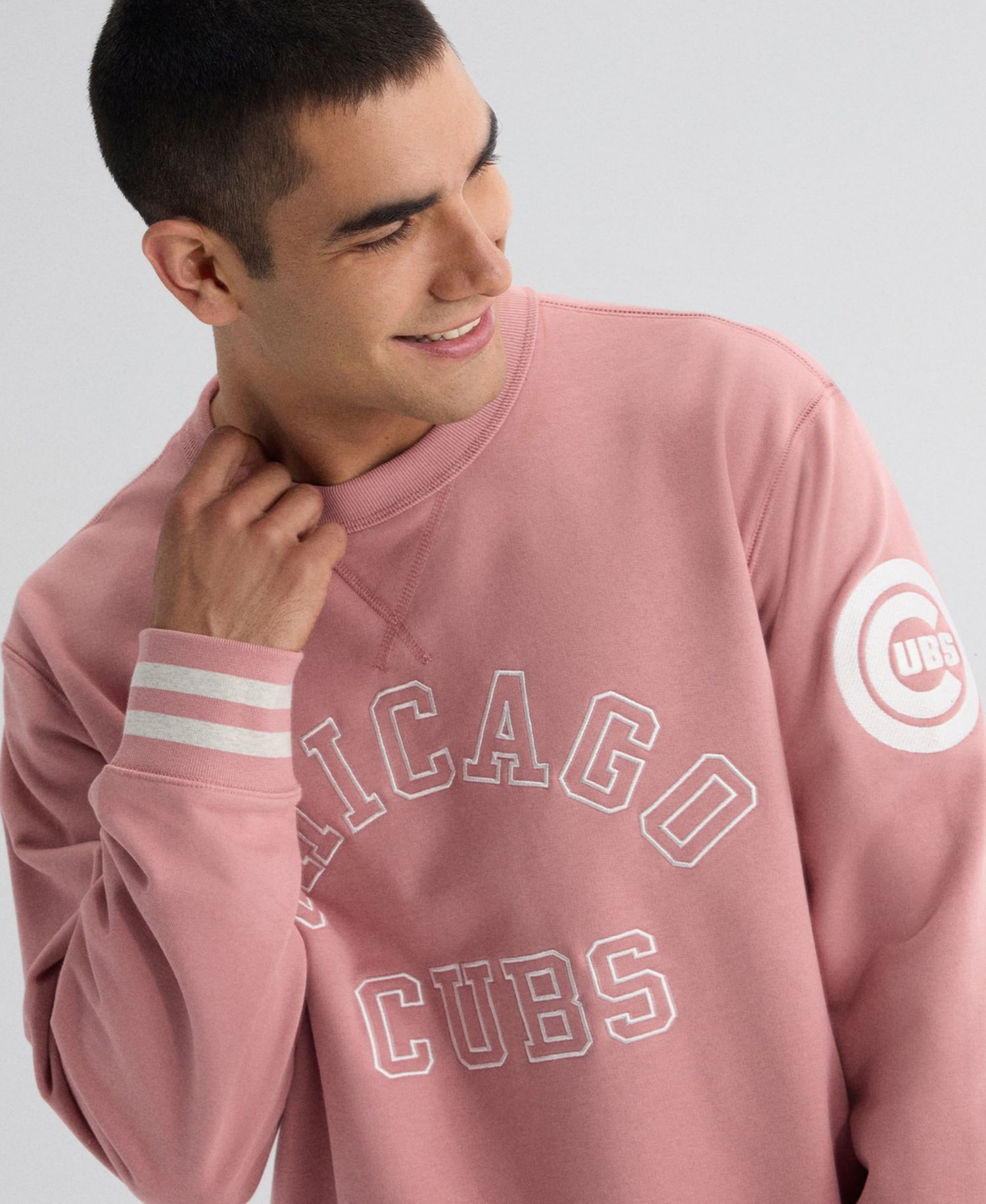 Men's Chicago Cubs Iconic Terry Relaxed-Fit Sweatshirt