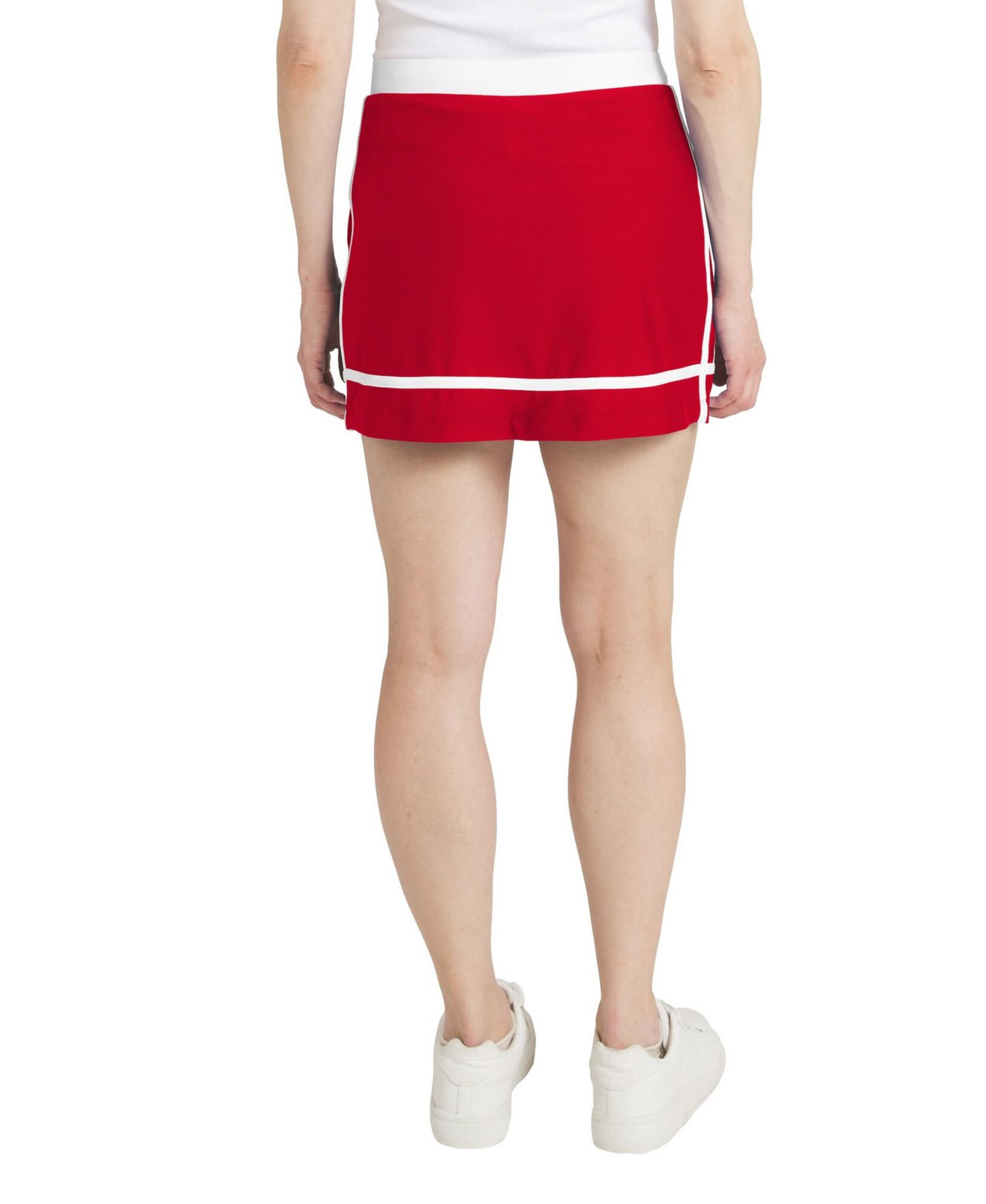 Women's Red Kansas City Chiefs Stripe Skort